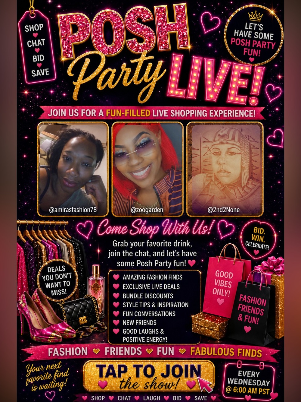 🚂POSH PARTY LIVE TRAIN SHARE SHOW🚂